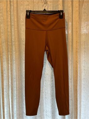 Everlane Rust Brown High-Rise Leggings